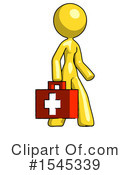 Yellow Design Mascot Clipart #1545339 by Leo Blanchette