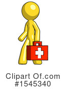 Yellow Design Mascot Clipart #1545340 by Leo Blanchette