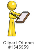 Yellow Design Mascot Clipart #1545359 by Leo Blanchette