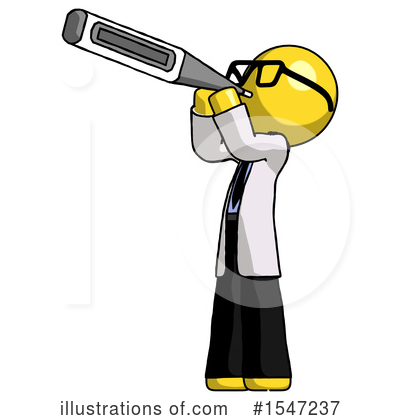 Royalty-Free (RF) Yellow  Design Mascot Clipart Illustration by Leo Blanchette - Stock Sample #1547237