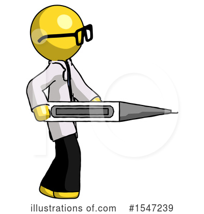 Royalty-Free (RF) Yellow  Design Mascot Clipart Illustration by Leo Blanchette - Stock Sample #1547239