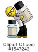 Yellow  Design Mascot Clipart #1547243 by Leo Blanchette