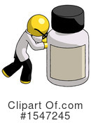 Yellow  Design Mascot Clipart #1547245 by Leo Blanchette