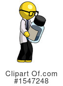 Yellow  Design Mascot Clipart #1547248 by Leo Blanchette