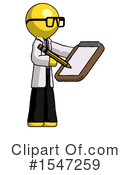 Yellow  Design Mascot Clipart #1547259 by Leo Blanchette