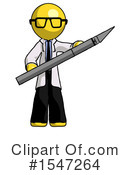 Yellow  Design Mascot Clipart #1547264 by Leo Blanchette