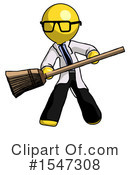 Yellow  Design Mascot Clipart #1547308 by Leo Blanchette