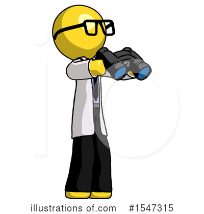 Royalty-Free (RF) Yellow  Design Mascot Clipart Illustration by Leo Blanchette - Stock Sample #1547315