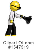 Yellow  Design Mascot Clipart #1547319 by Leo Blanchette