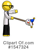 Yellow  Design Mascot Clipart #1547324 by Leo Blanchette