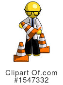 Yellow  Design Mascot Clipart #1547332 by Leo Blanchette