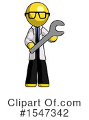 Yellow  Design Mascot Clipart #1547342 by Leo Blanchette