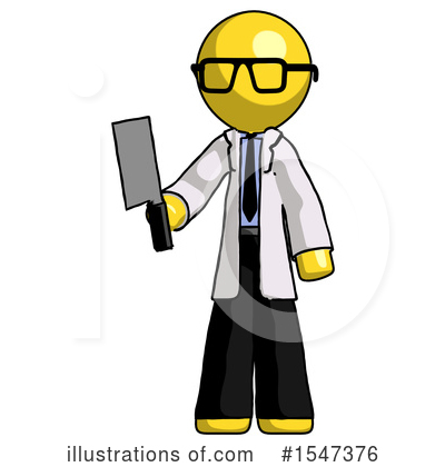 Royalty-Free (RF) Yellow  Design Mascot Clipart Illustration by Leo Blanchette - Stock Sample #1547376