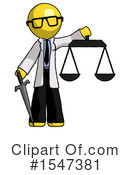 Yellow  Design Mascot Clipart #1547381 by Leo Blanchette
