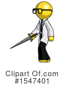 Yellow  Design Mascot Clipart #1547401 by Leo Blanchette
