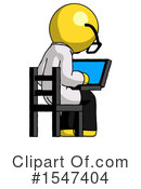 Yellow  Design Mascot Clipart #1547404 by Leo Blanchette