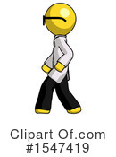 Yellow  Design Mascot Clipart #1547419 by Leo Blanchette