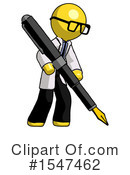 Yellow  Design Mascot Clipart #1547462 by Leo Blanchette