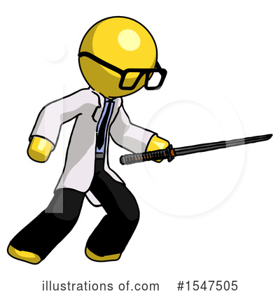 Royalty-Free (RF) Yellow  Design Mascot Clipart Illustration by Leo Blanchette - Stock Sample #1547505