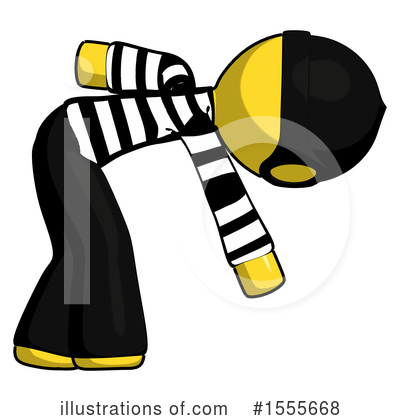 Royalty-Free (RF) Yellow  Design Mascot Clipart Illustration by Leo Blanchette - Stock Sample #1555668