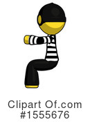 Yellow  Design Mascot Clipart #1555676 by Leo Blanchette
