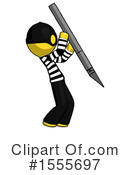 Yellow  Design Mascot Clipart #1555697 by Leo Blanchette
