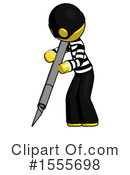 Yellow  Design Mascot Clipart #1555698 by Leo Blanchette