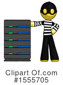 Yellow  Design Mascot Clipart #1555705 by Leo Blanchette