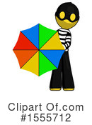 Yellow  Design Mascot Clipart #1555712 by Leo Blanchette
