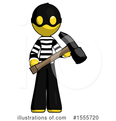 Royalty-Free (RF) Yellow  Design Mascot Clipart Illustration by Leo Blanchette - Stock Sample #1555720