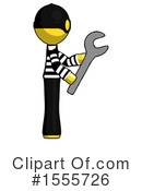 Yellow  Design Mascot Clipart #1555726 by Leo Blanchette