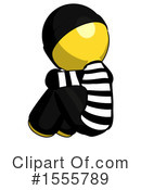 Yellow  Design Mascot Clipart #1555789 by Leo Blanchette