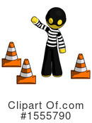 Yellow  Design Mascot Clipart #1555790 by Leo Blanchette