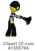 Yellow  Design Mascot Clipart #1555794 by Leo Blanchette