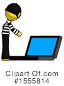 Yellow  Design Mascot Clipart #1555814 by Leo Blanchette