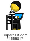 Yellow  Design Mascot Clipart #1555817 by Leo Blanchette