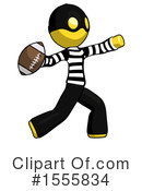 Yellow  Design Mascot Clipart #1555834 by Leo Blanchette