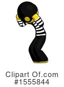 Yellow  Design Mascot Clipart #1555844 by Leo Blanchette