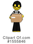 Yellow  Design Mascot Clipart #1555846 by Leo Blanchette