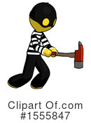 Yellow  Design Mascot Clipart #1555847 by Leo Blanchette