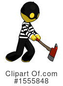 Yellow  Design Mascot Clipart #1555848 by Leo Blanchette