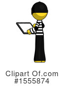 Yellow  Design Mascot Clipart #1555874 by Leo Blanchette