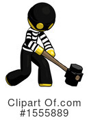 Yellow  Design Mascot Clipart #1555889 by Leo Blanchette