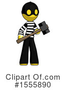 Yellow  Design Mascot Clipart #1555890 by Leo Blanchette