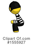Yellow  Design Mascot Clipart #1555927 by Leo Blanchette