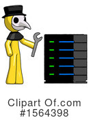 Yellow Design Mascot Clipart #1564398 by Leo Blanchette