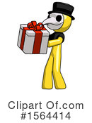 Yellow Design Mascot Clipart #1564414 by Leo Blanchette