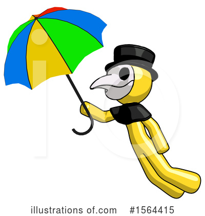 Royalty-Free (RF) Yellow Design Mascot Clipart Illustration by Leo Blanchette - Stock Sample #1564415