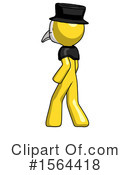 Yellow Design Mascot Clipart #1564418 by Leo Blanchette