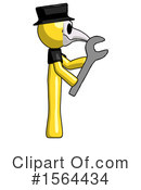 Yellow Design Mascot Clipart #1564434 by Leo Blanchette